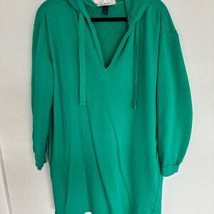 Universal Thread Green Hooded Sweatshirt/dress